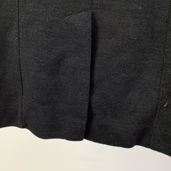 Banana Republic Strapless Fringe Knit Dress in Black - Picture 3 of 4